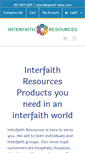 Mobile Screenshot of interfaithresources.com